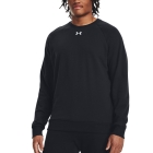 Under Armour Rival Fleece Crew Sudadera - Black/White Under Armour Rival Fleece Crew Sudadera - Black/White