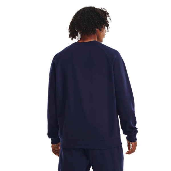 Under Armour Rival Fleece Crew Sudadera - Midnight Navy/Mod Gray