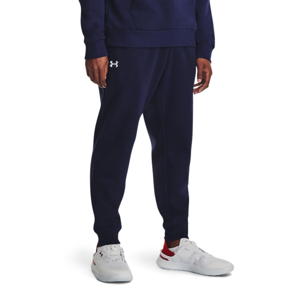 Men's Padel Pant and Tight Under Armour Rival Fleece Pants  Midnight Navy/Mod Gray 13797740410