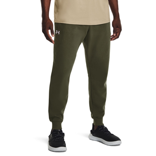 Men's Padel Pant and Tight Under Armour Rival Fleece Pants  Marine Od Green/Black 13797740390