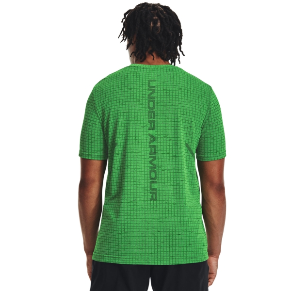 Under Armour Seamless Grid Camiseta - Green Screen