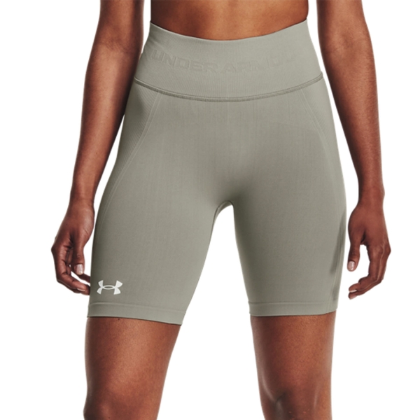Women's Padel Skirts and Shorts Under Armour Seamless 7in Shorts  Grove Green 13791510504