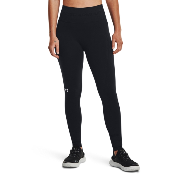 Women's Padel Pants and Tights Under Armour Seamless Tights  Black 13816620001