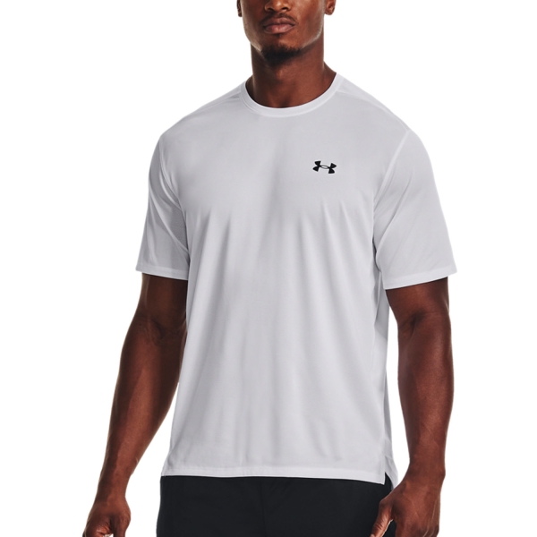 Men's T-Shirt Padel Under Armour Tech Vent TShirt  White/Reflective 13767910100