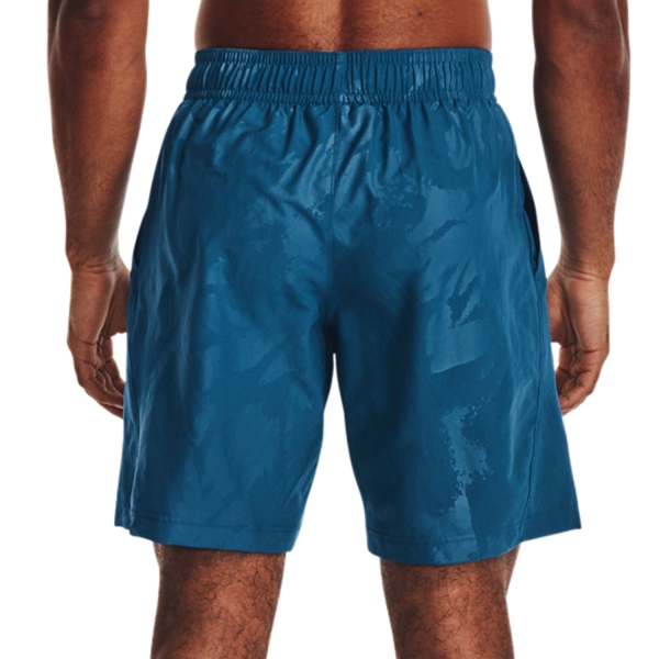 Under Armour Woven Emboss 8in Shorts - Varsity Blue
