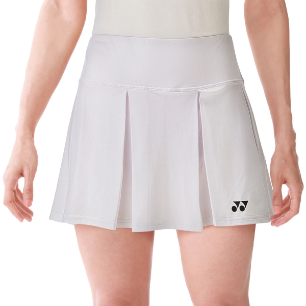 Women's Padel Skirts and Shorts Yonex Tournament Skirt  White TWL26099B
