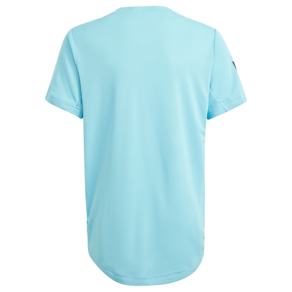 adidas Club 3 Stripes T-Shirt Boy - Light Aqua