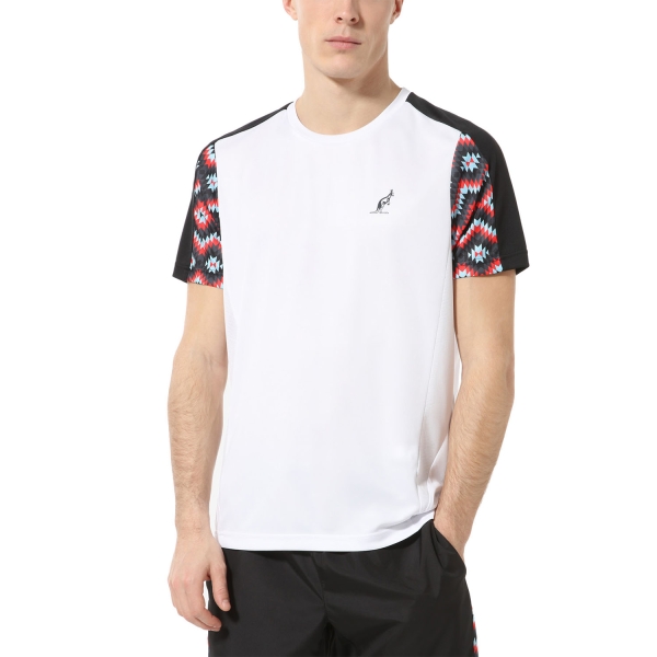 Men's T-Shirt Padel Australian Ethno Ace TShirt  Bianco TEUTS0056002A