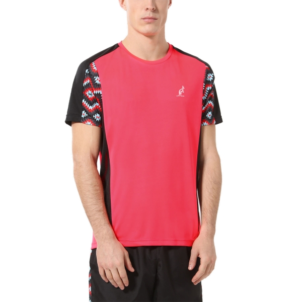 Men's T-Shirt Padel Australian Ethno Ace TShirt  Psycho Red TEUTS0056419