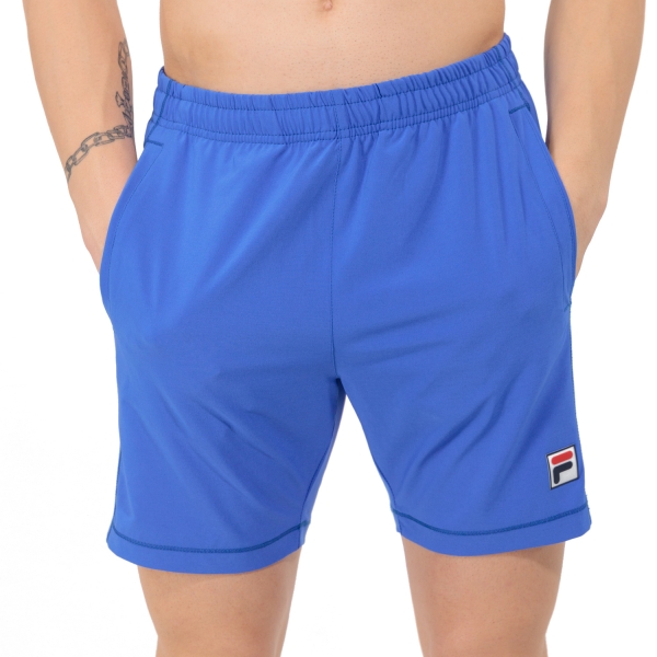Men's Padel Shorts Fila Kian 6in Shorts  Dazzling Blue FOM2392041450