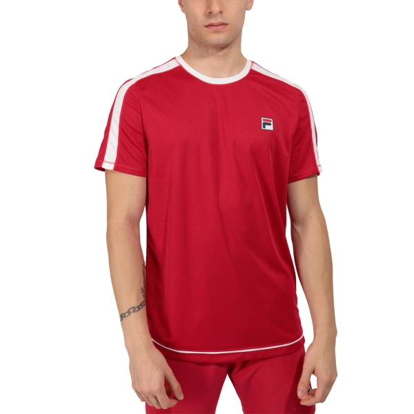 Men's T-Shirt Padel Fila Patrick TShirt  Persian Red FOM239200E5506