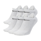 Nike Everyday Cushioned x 6 Calze - White/Black Nike Everyday Cushioned x 6 Calze - White/Black