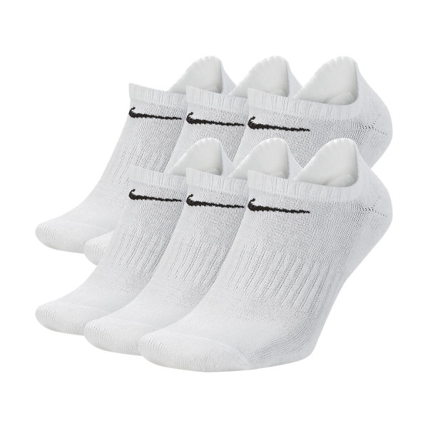 Calze Padel Nike Everyday Cushioned x 6 Calze  White/Black SX7675100