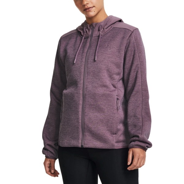 Women's Padel Jacket Under Armour Essential Jacket  Misty Purple 13788500500