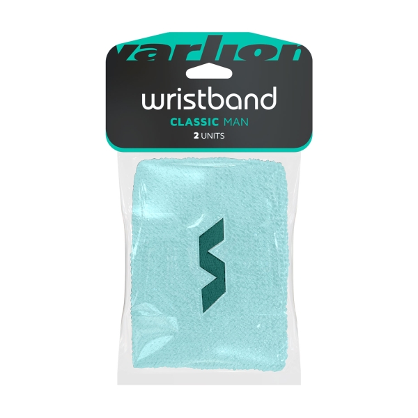 Padel Wristbands Varlion Classic Small Wristbands  Aqua/Radio Green ACCW232302010