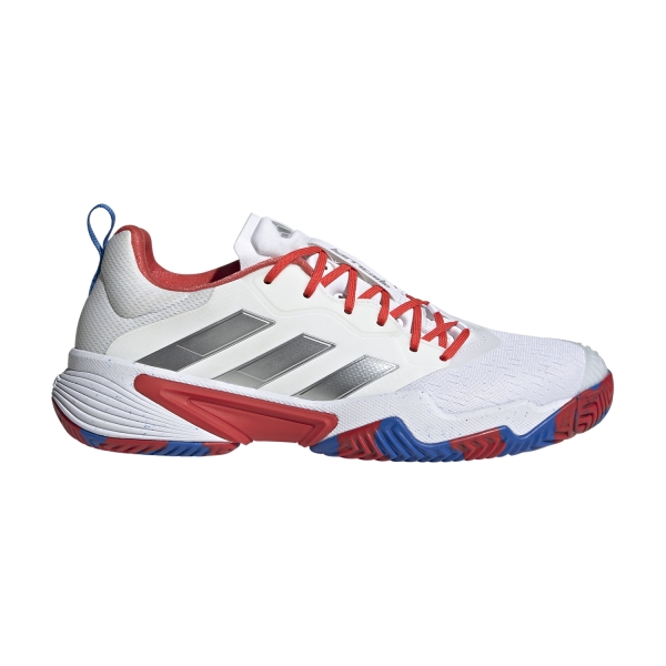 Men's Padel Shoes adidas Barricade  FTWR White/Silver Met./Bright Royal ID1550