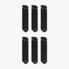 Nike Everyday Plus Cushioned x 6 Calze - Black/White Nike Everyday Plus Cushioned x 6 Calze - Black/White