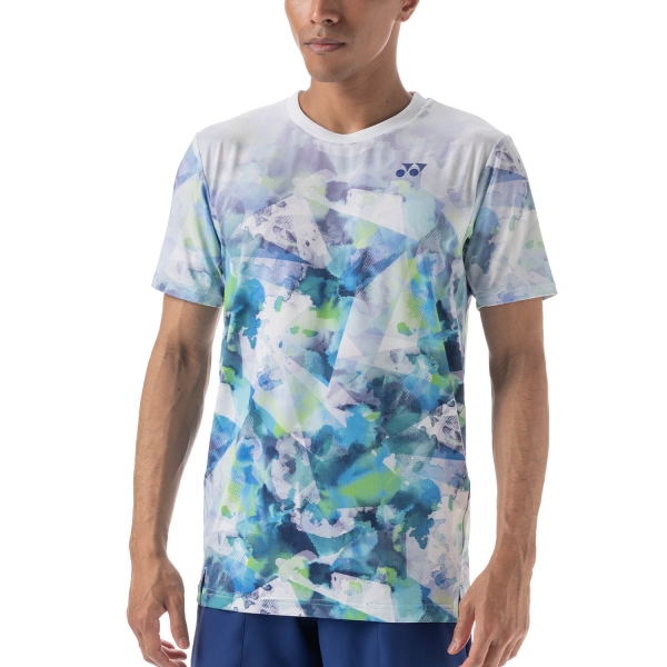 Men's T-Shirt Padel Yonex Tournament TShirt  Shappire Navy TW10501SB