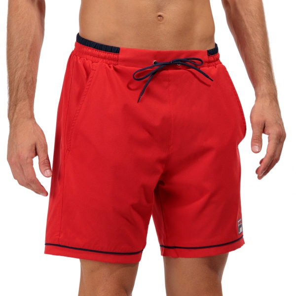 Men's Padel Shorts Fila Bente 7in Shorts  Red UOM239308500