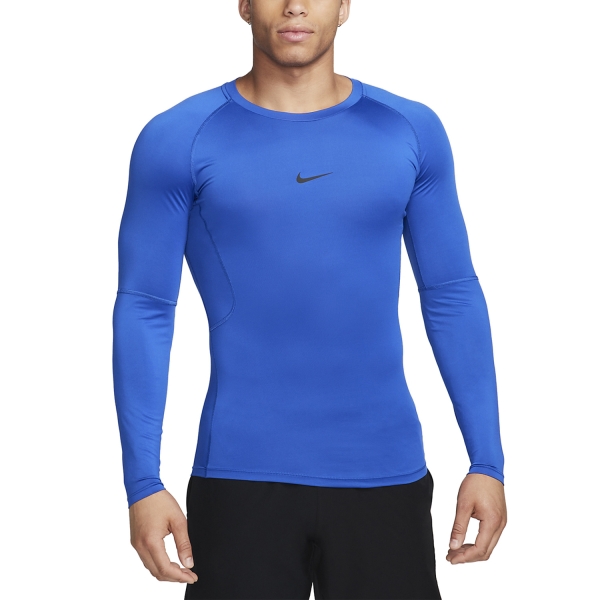 Camiseta y Sudadera Padel Hombre Nike DriFIT Pro Camisa  Game Royal/Black FB7919480