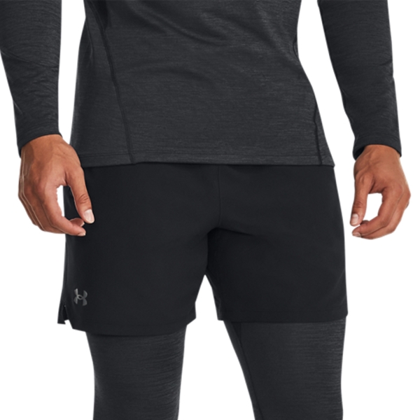 Shorts Padel Hombre Under Armour Vanish Woven Graphic 6in Shorts  Black/Pitch Gray 13792800001