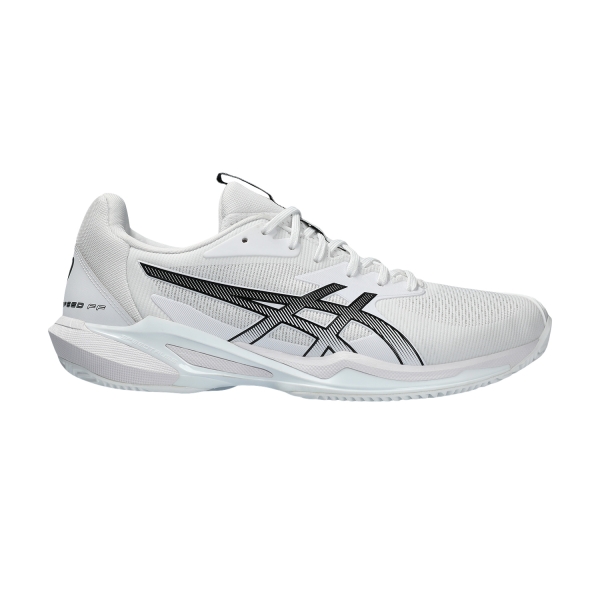 Men's Padel Shoes Asics Solution Speed FF 3 Clay  White/Black 1041A437101