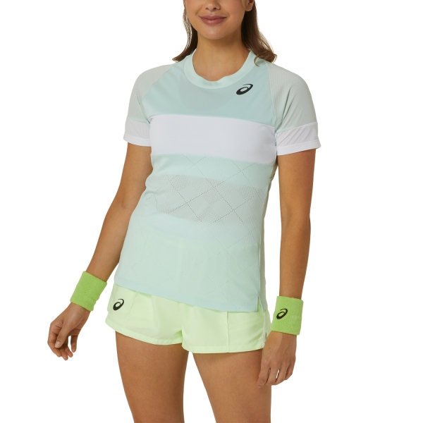 Women's Padel T-Shirt and Polo Asics Game TShirt  Pale Blue 2042A301409