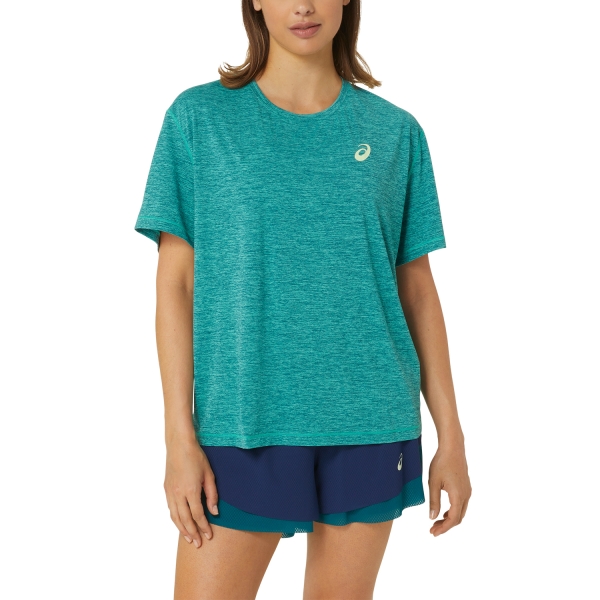 Camiseta y Polo Padel Mujer Asics Nagino Camiseta  Aurora Green/Rich Teal 2042A312300