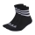 adidas 3 Stripes Cushioned x 3 Socks - Black/White