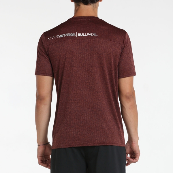 Bullpadel Mirar Camiseta de Padel Hombre - Chocolate Vigore