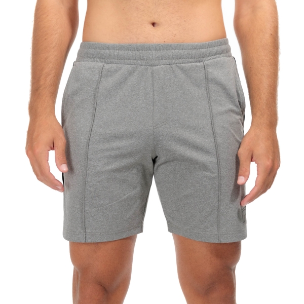 Men's Padel Shorts Fila Danny 7in Shorts  Dark Grey Melange XFM232005860