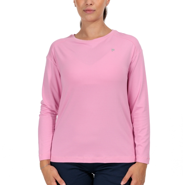 Women's Padel Shirts & Hoodies Fila Enja Shirt  Begonia Pink XFL232121595