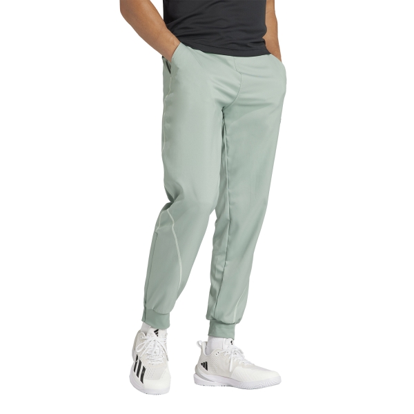 Pant y Tights Padel Hombre adidas Pro Pantalones  Silver Green IS8961