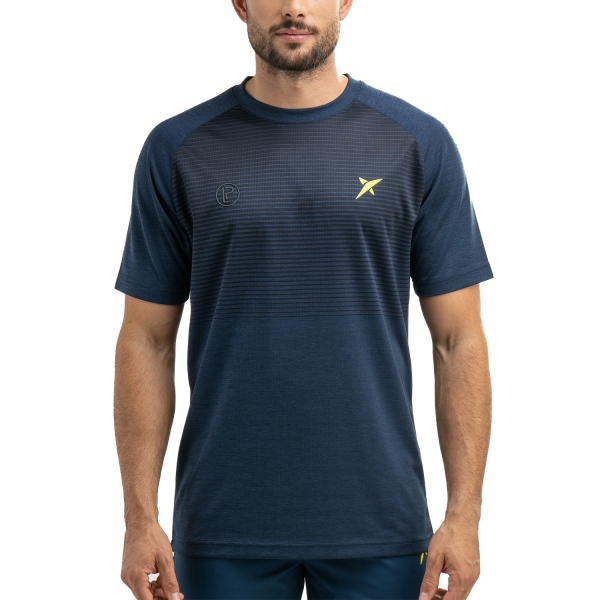 Camiseta Padel Hombre Drop Shot Zaven Lima Camiseta  Azul Oscuro DT291306