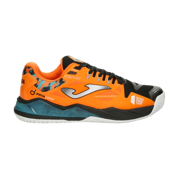Men's Padel Shoes Joma Spin  Orange/Black TSPINW2308OM