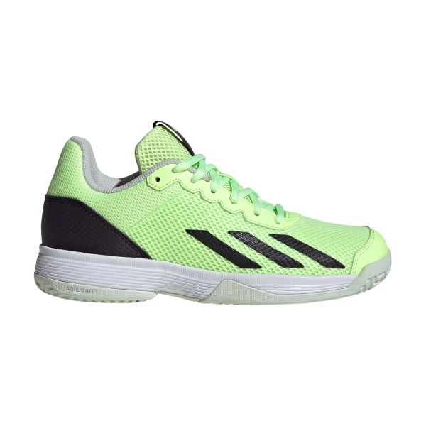 Zapatillas Padel Niños adidas Courtflash Ninos  Green Spark/Aurora Black/Lucid Lemon IF0455