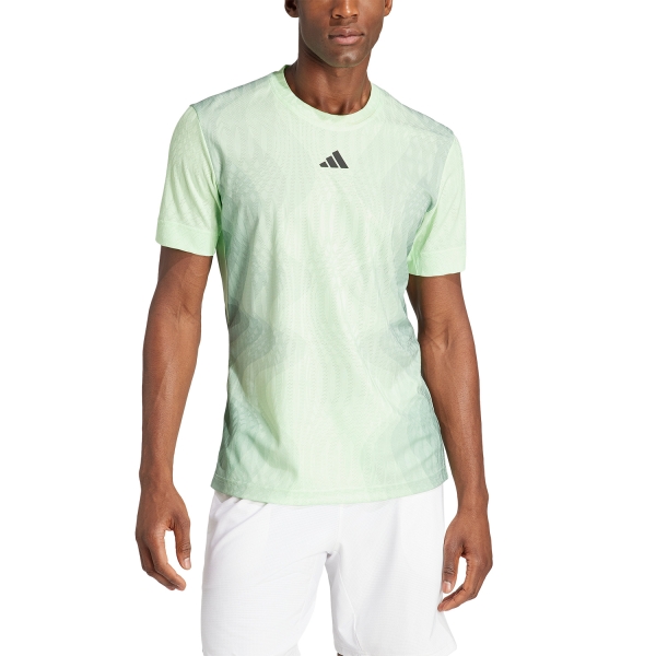 Camiseta Padel Hombre adidas Airchill Pro FreeLift Camiseta  Semi Green Spark IL7384