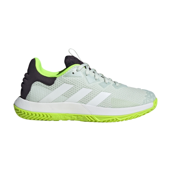 Men's Padel Shoes adidas SoleMatch Control  Crystal Jade/FTWR White/Lucid Lemon IF0438