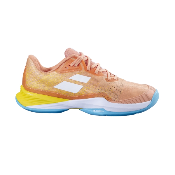 Scarpe Padel Donna Babolat Jet Mach 3 All Court  Coral/Gold Fusion 31S246306018