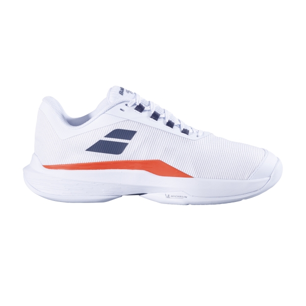 Men's Padel Shoes Babolat Jet Tere 2 All Court  White/Strike Red 30S246491089