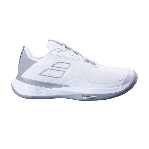 Women's Padel Shoes Babolat SFX Evo Clay  White/Lunar Grey 31S249261080