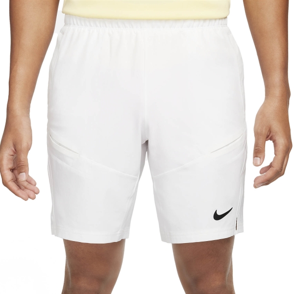 Shorts Padel Hombre Nike Court Advantage 9in Shorts  White/Black FD5330100
