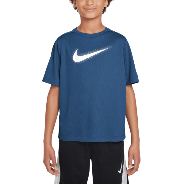 Polo y Camiseta Padel Niño Nike DriFIT Icon Camiseta Nino  Court Blue/White DX5386476