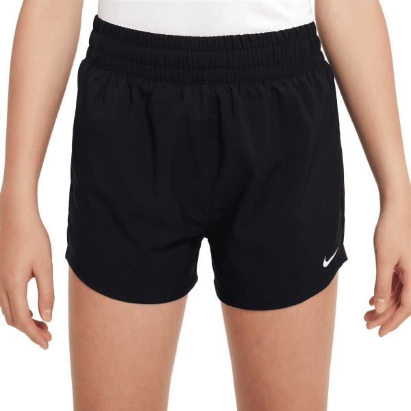 Girl's Padel Skirts and Shorts Nike DriFIT One 3in Shorts Girl  Black/White DX4967010