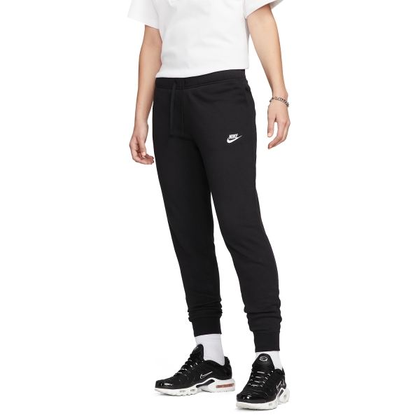 Women's Padel Pants and Tights Nike Club Pants  Black/White DQ5191010