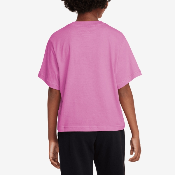 Nike Swoosh T-Shirt Girl - Playful Pink/White
