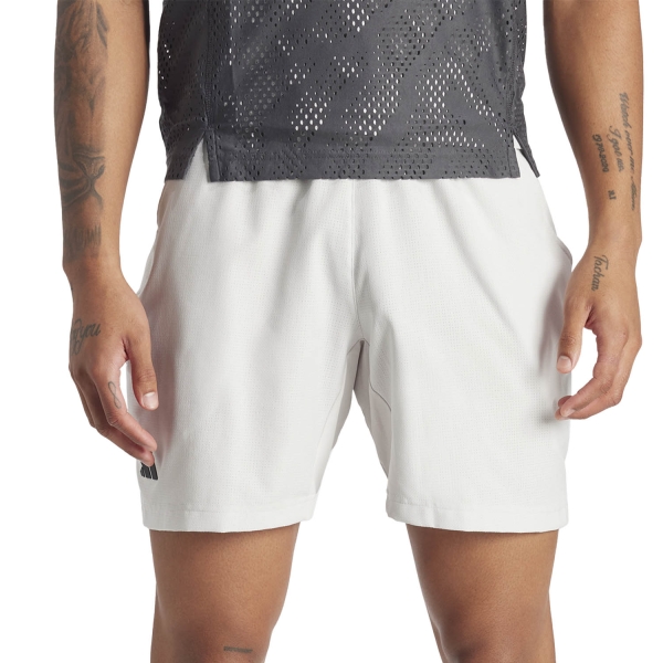 Shorts Padel Hombre adidas HEAT.RDY 2 in 1 7in Shorts  Grey One/Carbon IV7145