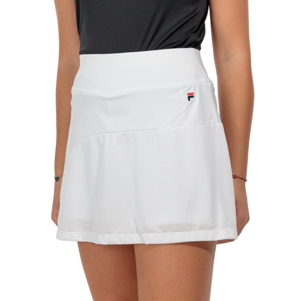 Girl's Padel Skirts and Shorts Fila Michi Skirt Girl  White FJL231124E001