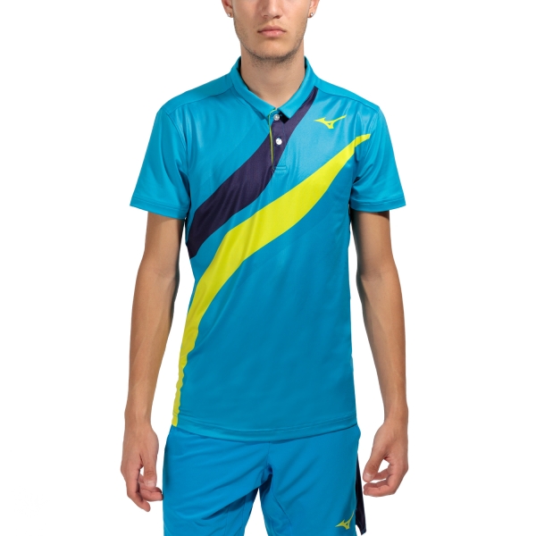 Polo Padel Hombre Mizuno Release Shadow Polo  Jet Blue 62GAA50223