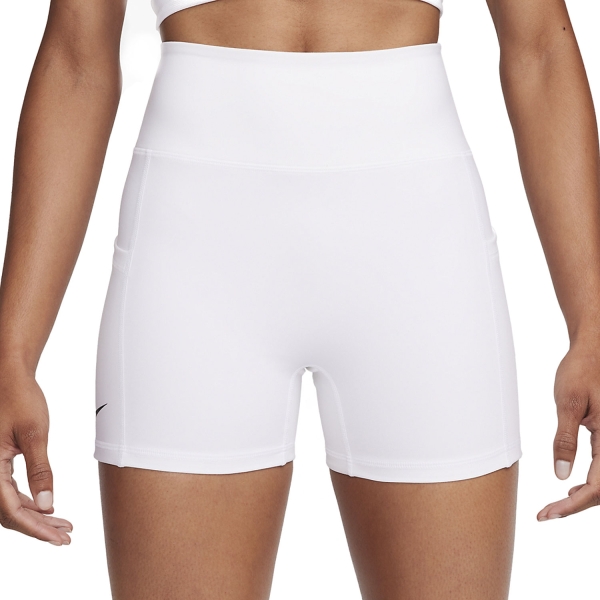 Falda y Shorts Padel Mujer Nike Advantage 4in Shorts  White/Black FD5664100